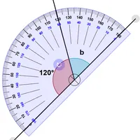 Angles on a straight line screenshot