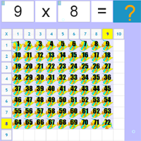 times tables screenshot